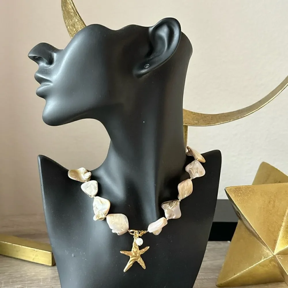 Starfish necklace N722